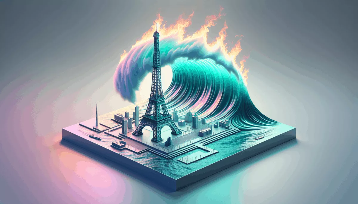 Faux visuels IA : tour Eiffel en feu, tsunami et désinformation virale